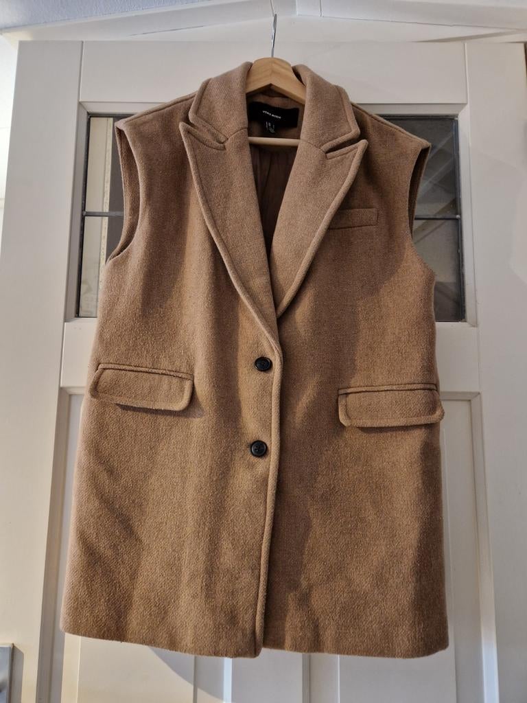 Vero moda gilet/bodywarmer M/L, Ophalen of Verzenden, Zo goed als nieuw, Maat 38/40 (M), Bruin