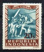 Indonesie Weense druk Propellor vliegtuig Enkeldekker 2x, Verzenden, Postfris, Vliegtuigen