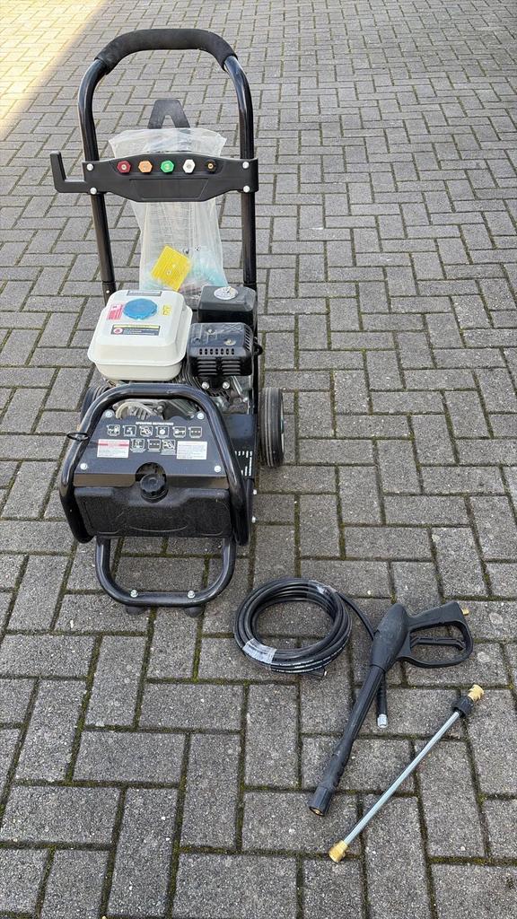 Nieuw!  Benzine hogedrukreiniger, Ophalen, Gebruikt, Benzine