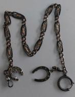 Horlogeketting met hoefijzers, Ophalen of Verzenden, Overige materialen