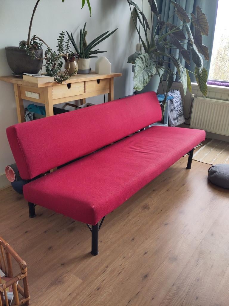 Vintage Dutch Originals Gispen Bank, Ophalen, Gebruikt, Minder dan 75 cm, 150 tot 200 cm