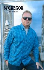 MCGREGOR‍️🙋‍♂️ geblokte overhemd mt L, Zo goed als nieuw, Halswijdte 41/42 (L), Verzenden, McGregor