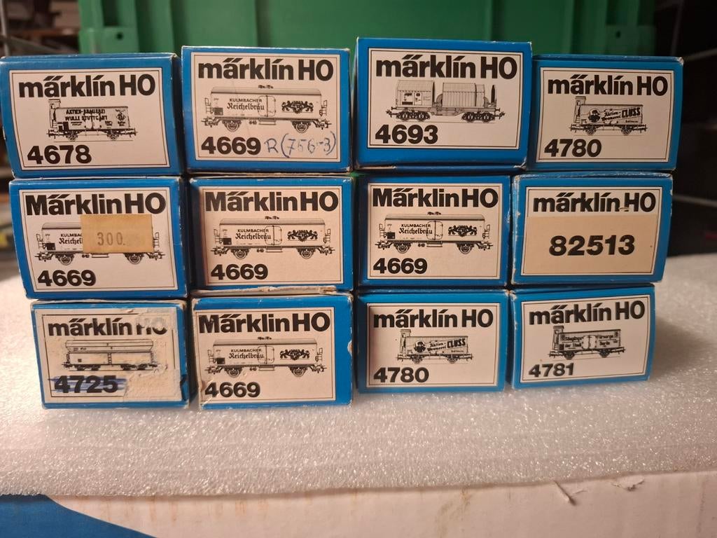 Lege marklin wagon doosjes jaren 70, Hobby en Vrije tijd, Modeltreinen | H0, Wisselstroom, Gebruikt, Wagon, Ophalen of Verzenden
