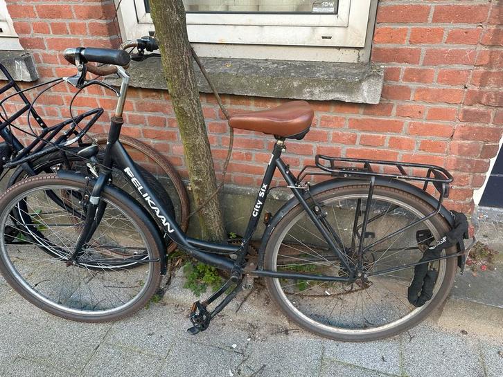Pelikaan City Six Damesfiets - Ketting los, Fietsen en Brommers, Fietsen | Dames | Damesfietsen, Gebruikt, Overige merken, Versnellingen