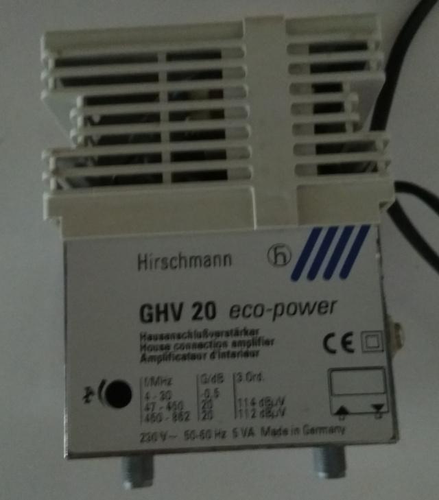 Hirschmann ghv20 antenneversterker, Ophalen of Verzenden, Nieuw