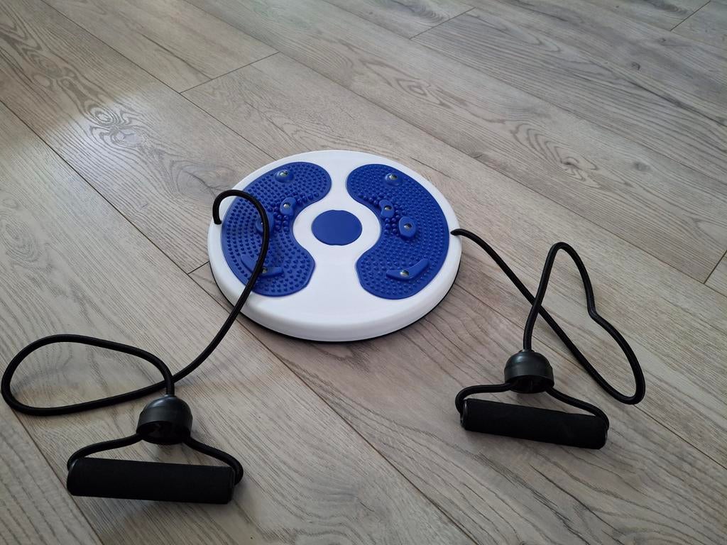 Balansbord / Twister disc met weerstandsbanden, Ophalen, Gebruikt, Buik, Balansbord