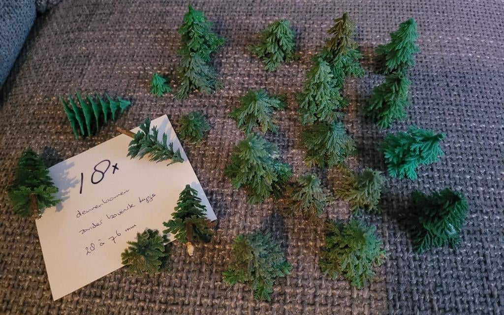 14 x losse takken kransen in 5 formaten h0 modelspoor, Ophalen of Verzenden