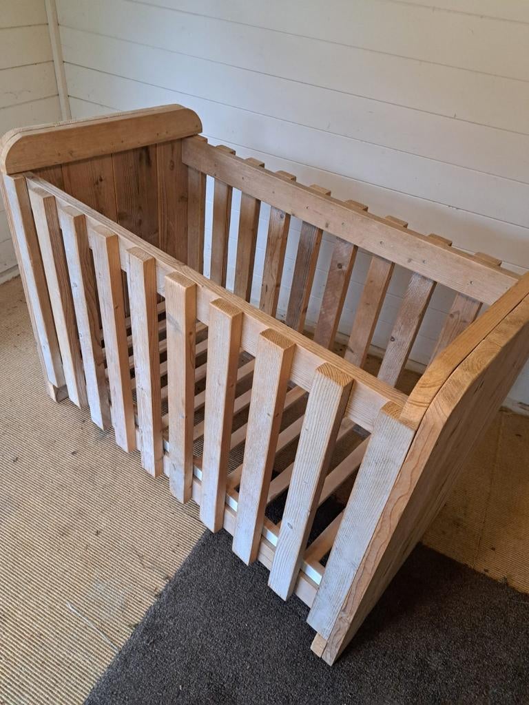 Ledikant van Steigerhout, Ophalen, Gebruikt, Ledikant