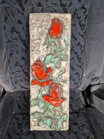 Stenen schilderij met rozen - 41 x 14 cm, Ophalen of Verzenden