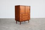 vintage kast | ladenkast | kledingkast | teak | Deens, Huis en Inrichting, Kasten | Kledingkasten, Gebruikt, Met deur(en), ., Teakhout