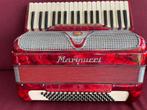 Italiaanse Marinucci accordeon . 80 bas . Mooi ., Muziek en Instrumenten, Overige merken, Gebruikt, 80-bas, Met koffer