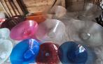 Diverse  decoratie schalen, Ophalen of Verzenden, Rond, Glas
