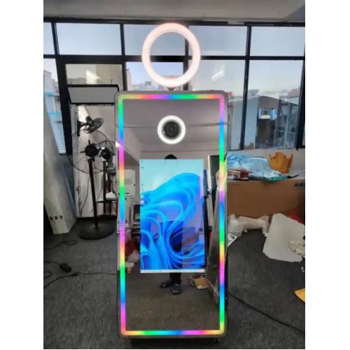 DJLicht 65 inch spiegel fotobooth, Geluidgestuurd, ., Nieuw, Ophalen of Verzenden