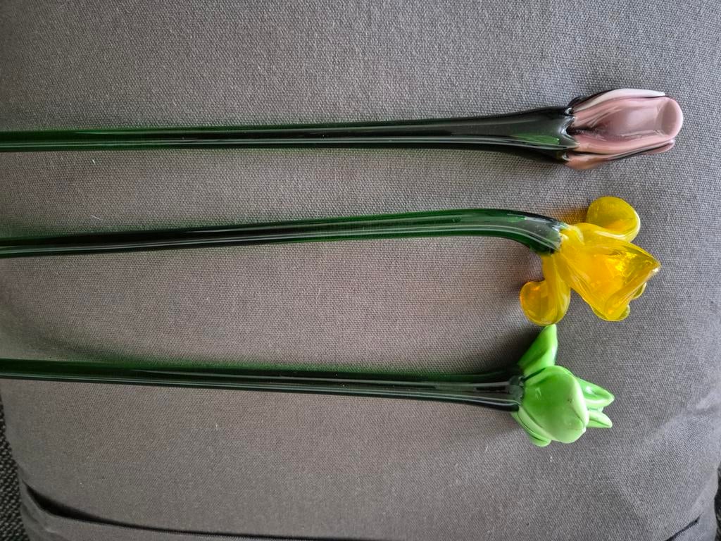 Glazen bloemen, Ophalen of Verzenden