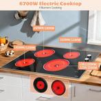 Electric Cooktop 30 Inch Hobsir, Witgoed en Apparatuur, Kookplaten, Hobsir / Ubuy, Keramisch, Nieuw, Mazaya Tower 3 Floor 22 Khalid Ibn Al Waleed Street Al Murqab Block 3 Koeweit