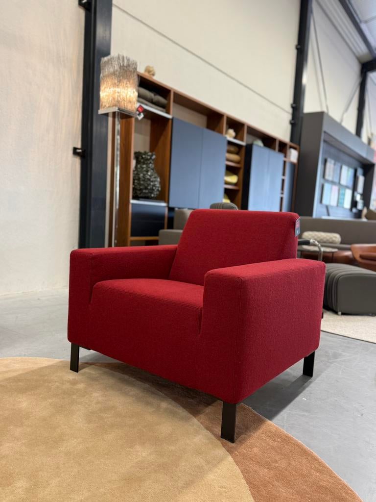 Nieuw Gelderland 6515 Fauteuil rood stof Design stoel