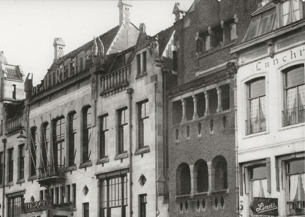 Utrecht Lunchroom en Hotel Utrecht Foto, Ophalen of Verzenden, 1920 tot 1940, Ongelopen, Utrecht