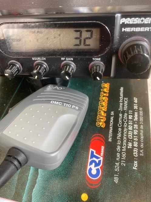 President Herbert 40 kan 5.4 watt output € 139,00, Telecommunicatie, Zenders en Ontvangers, Zo goed als nieuw, Zender en Ontvanger