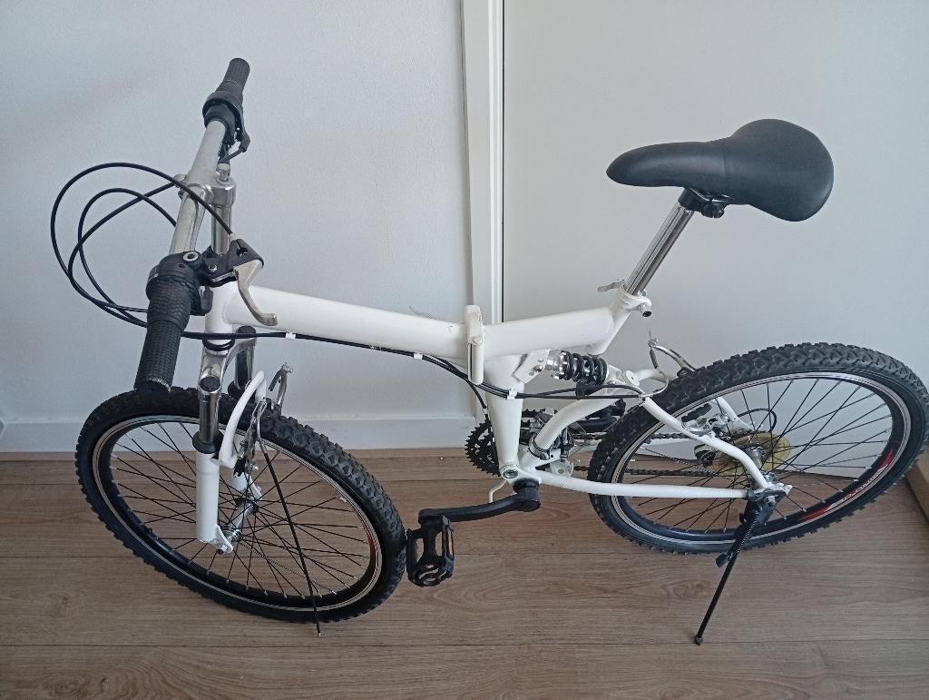 JEUGD VOUWFIETS/ YOUTH FOLDING BICYCLE, Fietsen en Brommers, Fietsen | Jongens, Ophalen, 24 inch, Onbekend, Versnellingen