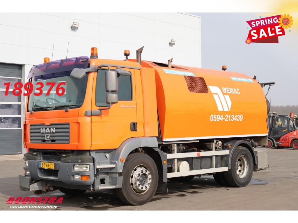 MAN TGM 18.240 Bucher Optifant 70 Kehrmaschine (bj 2007), Auto's, Vrachtwagens, Overige kleuren, MAN, Origineel Nederlands, 2 stoelen