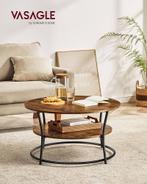 (NIEUW) Bruine 2- laags tafel, Huis en Inrichting, Tafels | Eettafels, 50 tot 100 cm, *, Nieuw, *