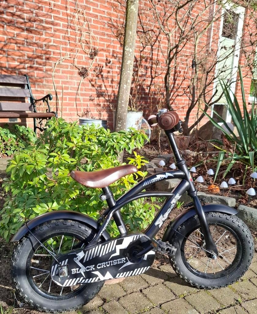 Kinderfiets Volare Black Cruiser 12 inch, Fietsen en Brommers, Fietsen | Kinderfietsjes, Ophalen, Zijwieltjes, Volare Black Cruiser