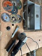 Black & Decker BD11 haakse slijper 720W met kist en schijven, Ophalen of Verzenden, Gebruikt, 700 tot 1000 watt, Haakse handslijpmachine