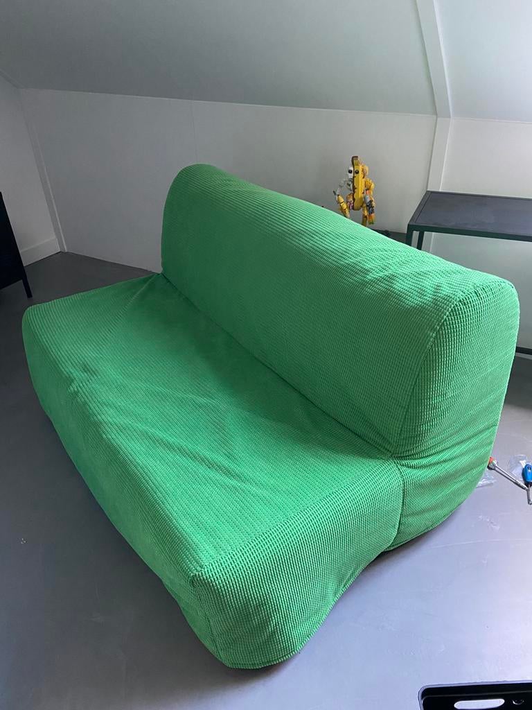 Hoes 2-zits slaapbank, Ophalen, Tweepersoons, Zo goed als nieuw, Overige maten