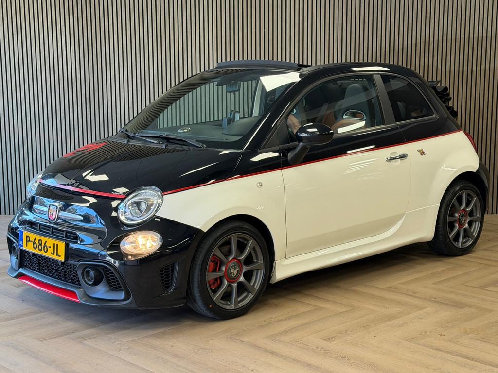 Fiat 500 C 1.4-16V Abarth AUT. CABRIO SOFT-TOP LEDER AIRCO, Auto's, Fiat, Voorwielaandrijving, Euro 5, 15 km/l, 4 cilinders