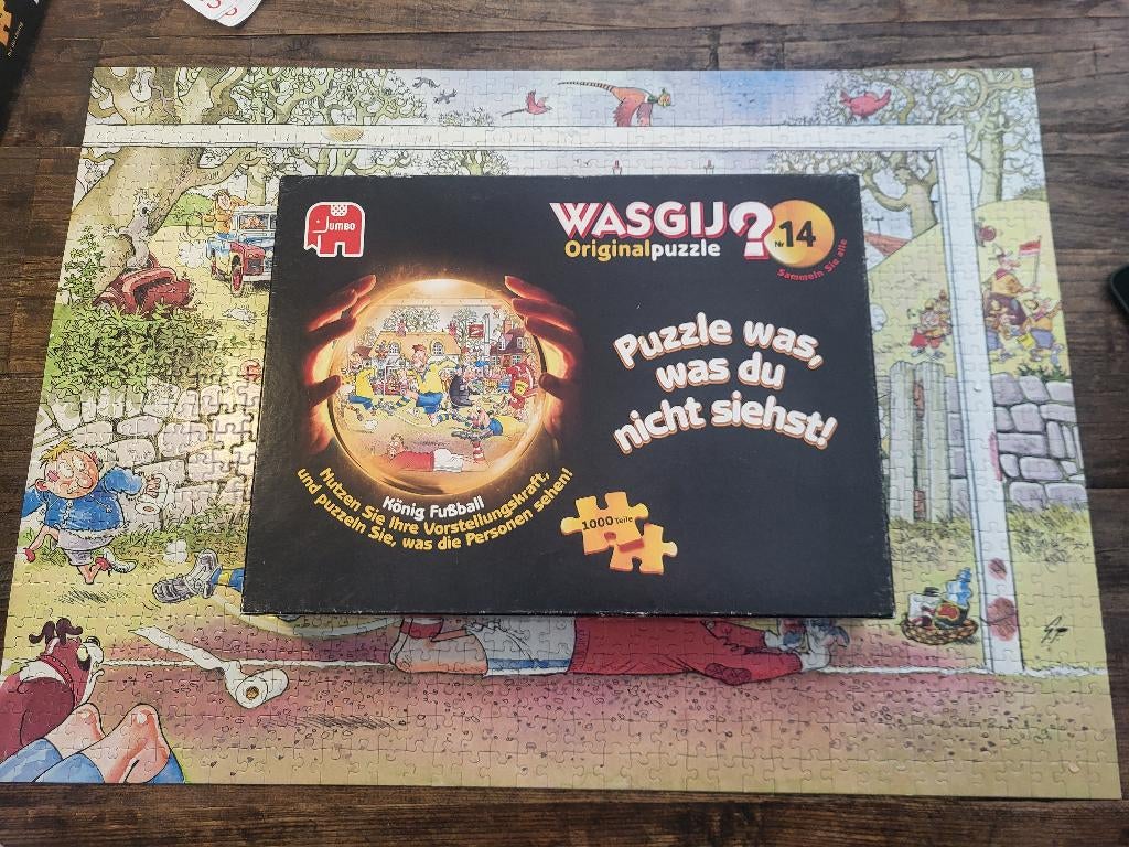 Wasgij Original 14 Koning Voetbal, Ophalen of Verzenden, 500 t/m 1500 stukjes, Zo goed als nieuw