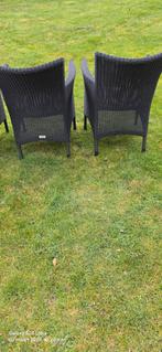 6 rieten tuinstoelen, zo goed als nieuw, Ophalen of Verzenden, Zo goed als nieuw, Rotan