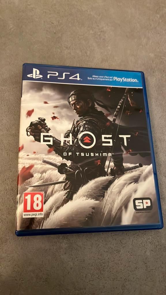 Ghost of tsushima PS4, Spelcomputers en Games, Games | Sony PlayStation 4, Zo goed als nieuw, Avontuur en Actie, 1 speler, Vanaf 18 jaar
