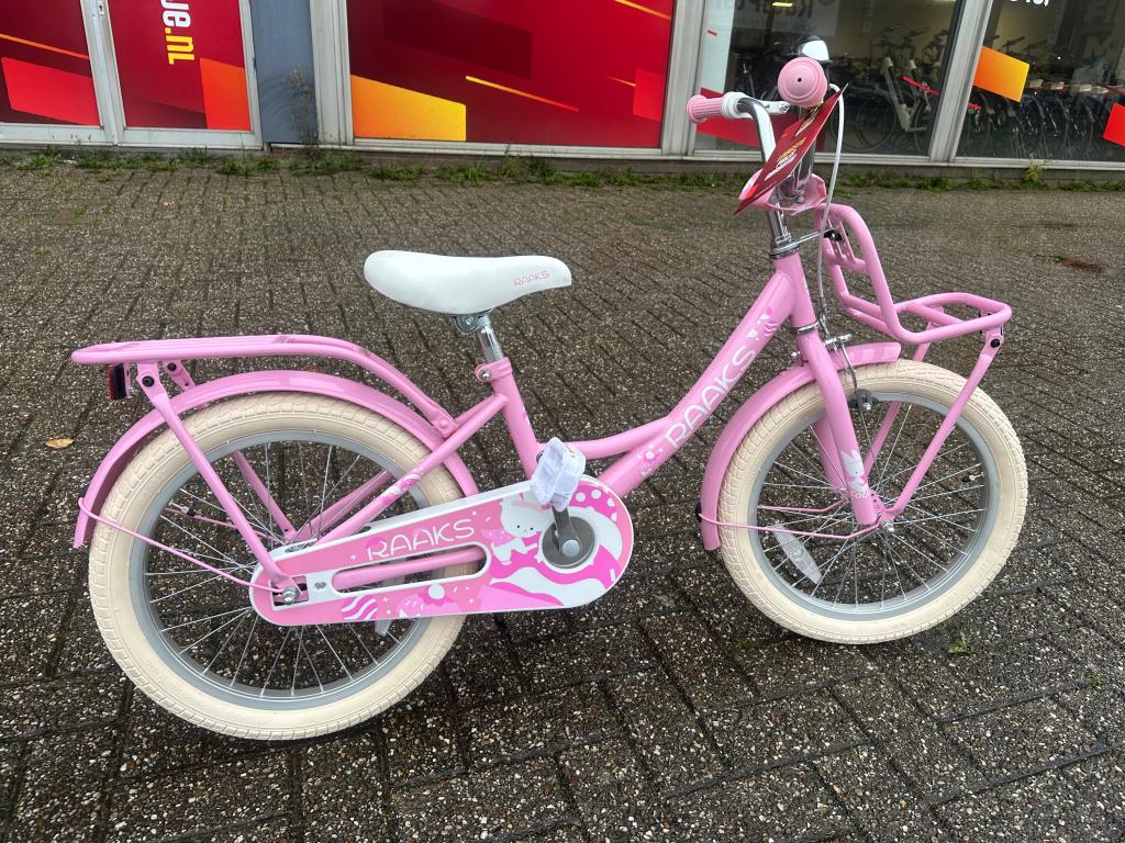Fietshokje Beverwijk: Raaks Coco 18'' NIEUW, Fietsen en Brommers, Fietsen | Kinderfietsjes, Raaks Fietsen, 16 tot 20 inch, Nieuw