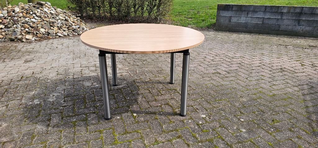 Ronde keukentafel, Huis en Inrichting, Rond, Zo goed als nieuw, Modern, Vier personen