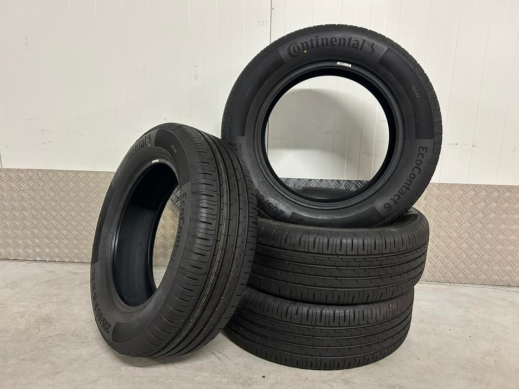 205 60 16 Continental Ecocontact 6 (4st) WK49 2024, Ophalen, 16 inch, 205 mm, Band(en)