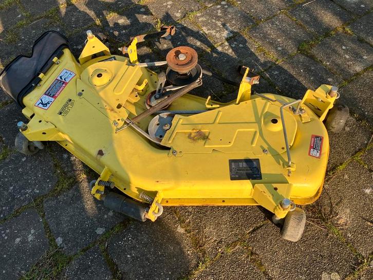 John Deere 48" maaidek met snelwissel, Tuin en Terras, Zitmaaiers, Gebruikt, 120 cm of meer, Mulchfunctie, Ophalen