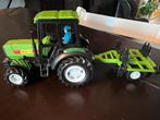 speelgoed tractor trekker met aanhanger  en terugtrek motor, Ophalen of Verzenden, Zo goed als nieuw