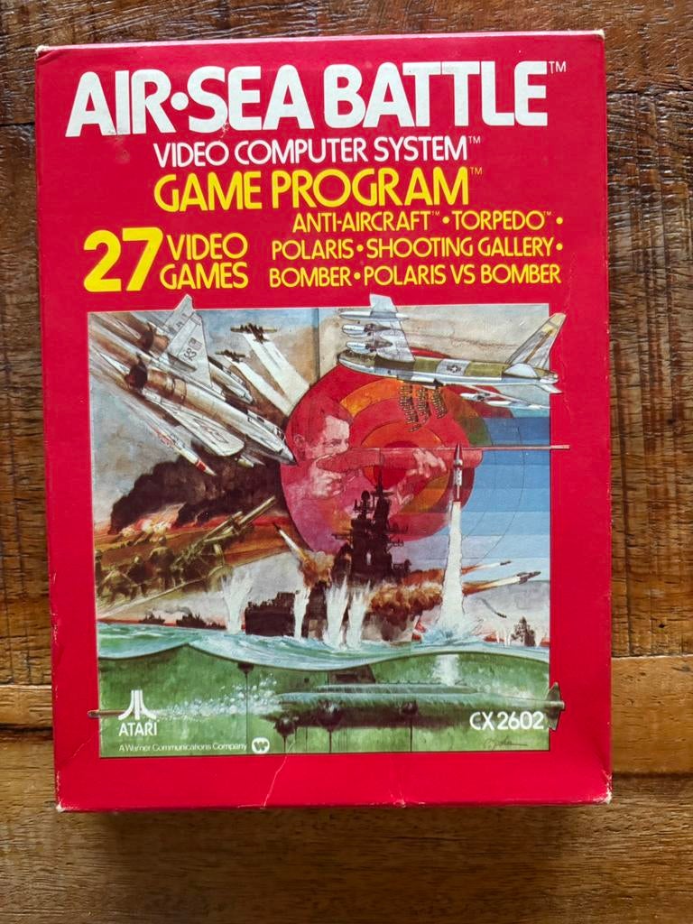 Atari 2600 – Air-Sea Battle (1978), 1 speler, Ophalen of Verzenden, Zo goed als nieuw, Atari 2600