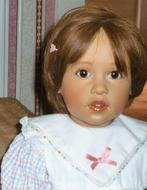 Götz sissel skille Tuva  67 cm met certificaat, Verzamelen, Verzenden, Zo goed als nieuw, Pop