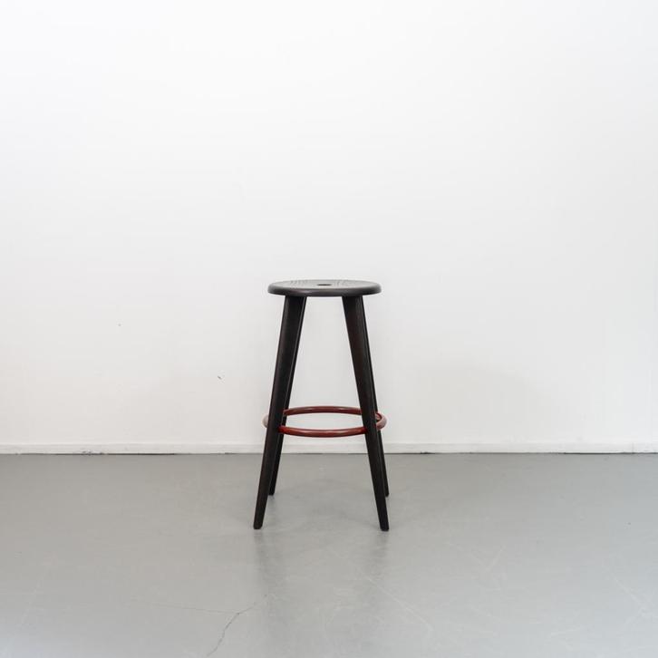 3 Vitra Jean Prouve kruk Tabouret Haut, Huis en Inrichting, Barkrukken, Nieuw, Hout