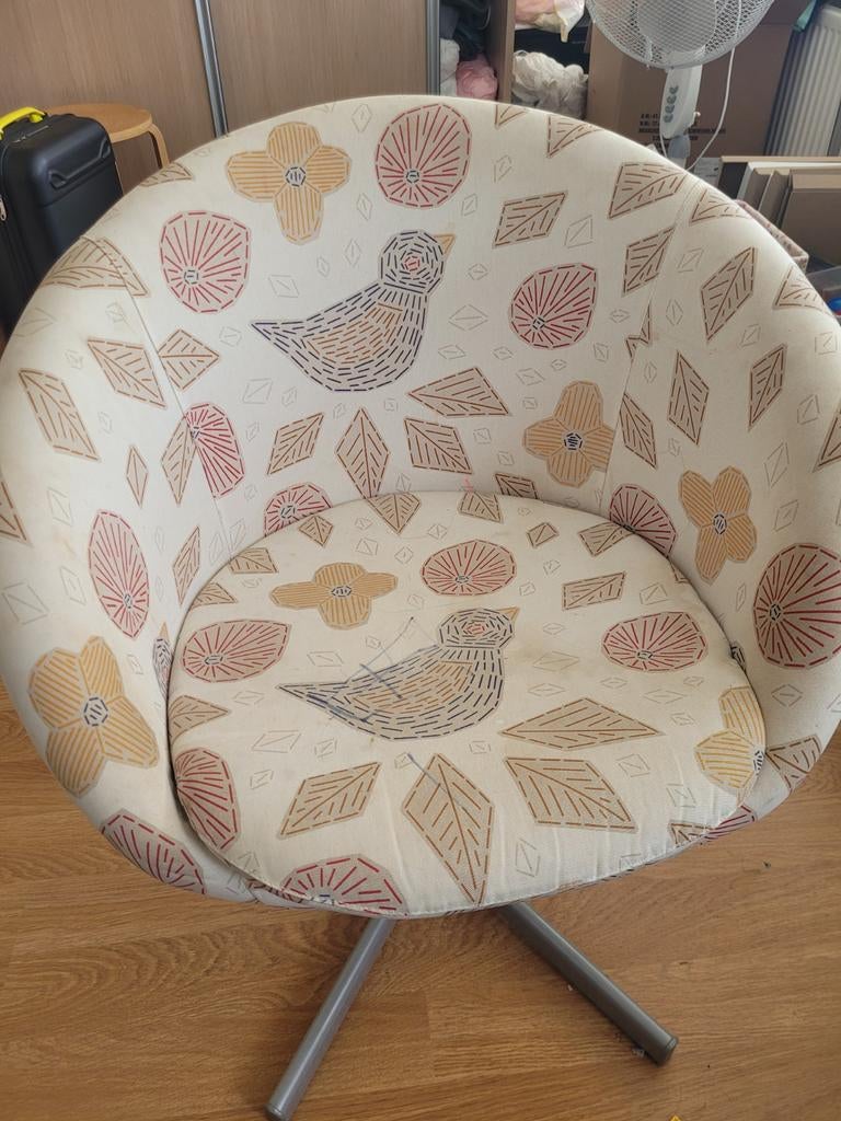 IKEA skruvsta stoel, Huis en Inrichting, Fauteuils, Ophalen, Gebruikt