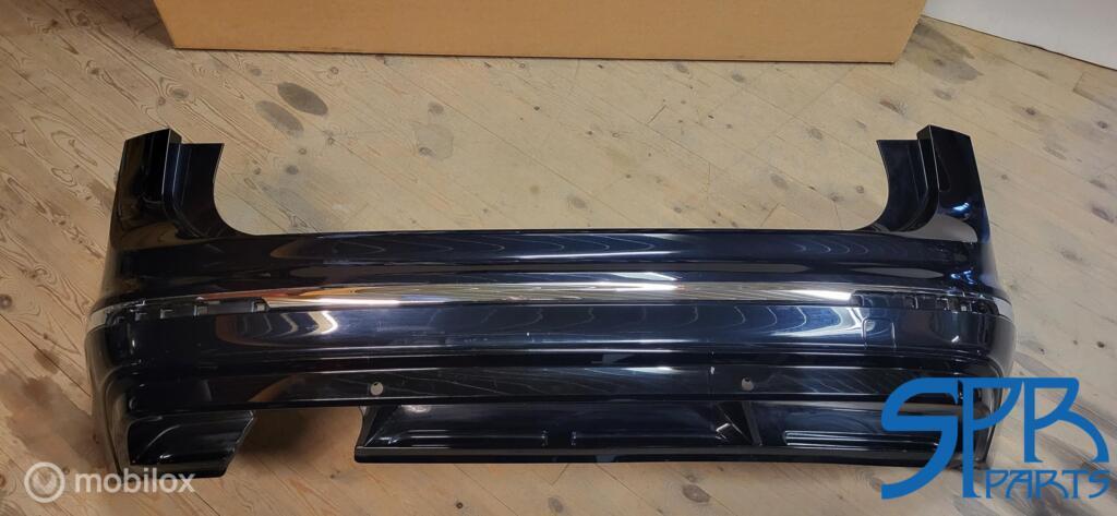 Achterbumper Tiguan 5NA R-LINE LC9X '16-2020 BUMPER DIFFUSER, Gebruikt, Volkswagen, Ophalen of Verzenden, Achter