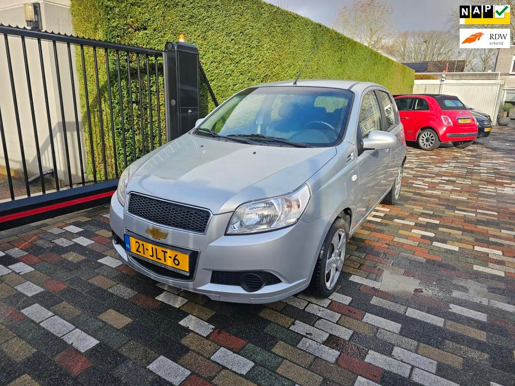 Chevrolet Aveo 1.4 16V LS 2009 Airco LAGE KM 1e Eig, 5 Drs, Auto's, Voorwielaandrijving, 101 pk, Aveo, 400 kg
