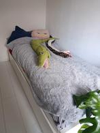 FREE Single bed with mattress, Ophalen, Eenpersoons, Wit, Zo goed als nieuw