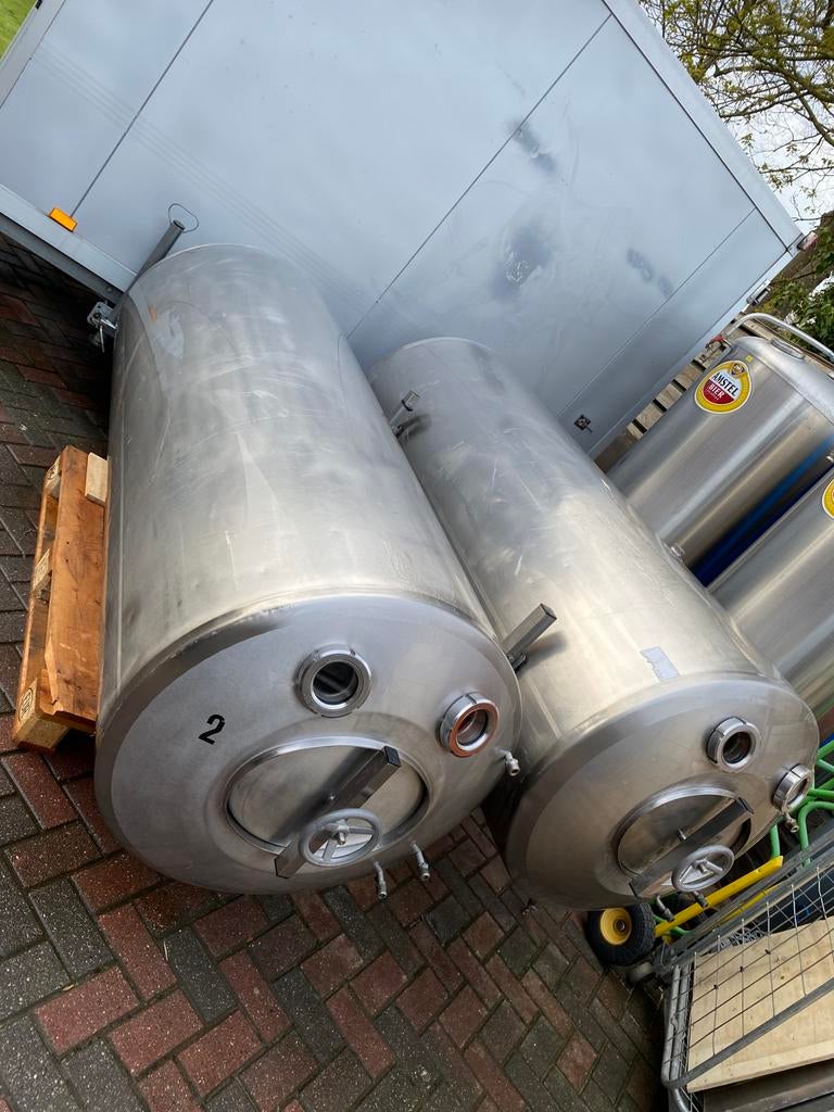 Biertanks rvs kelderbier biertap bar tap, Almiverhuur@live.nl, Fib, Ophalen of Verzenden, Zo goed als nieuw