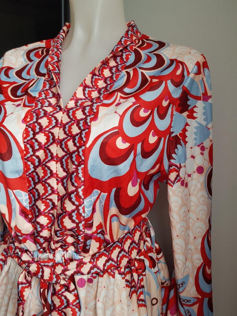 Kleurrijke mini-jurk Bohemian style, Kleding | Dames, Ophalen of Verzenden, Zo goed als nieuw, Maat 36 (S), Boven de knie