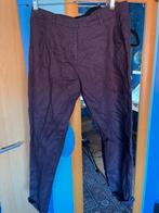 bordeauxrode linnen zomerbroek 44 zgan, Verzenden, Maat 42/44 (L), Zo goed als nieuw, Lang