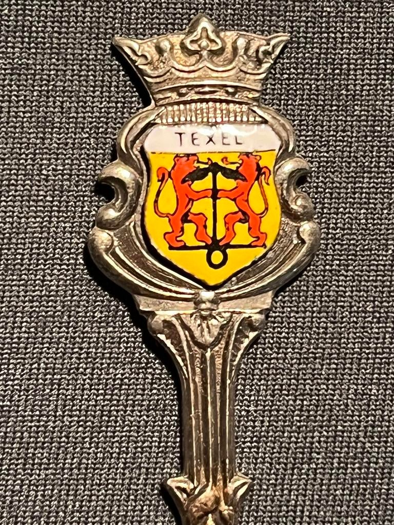 Vintage lepeltje Texel., Antiek en Kunst, Ophalen of Verzenden
