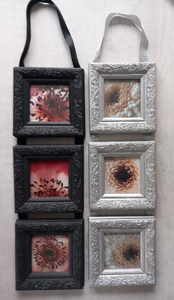 2 x 3 fotolijstjes, Minder dan 50 cm, Ophalen of Verzenden, Zo goed als nieuw, Minder dan 50 cm