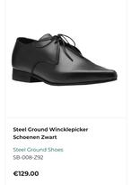 Punt schoenen Vintage model, Zwart, Ophalen of Verzenden, Zo goed als nieuw, Steel Ground shoes